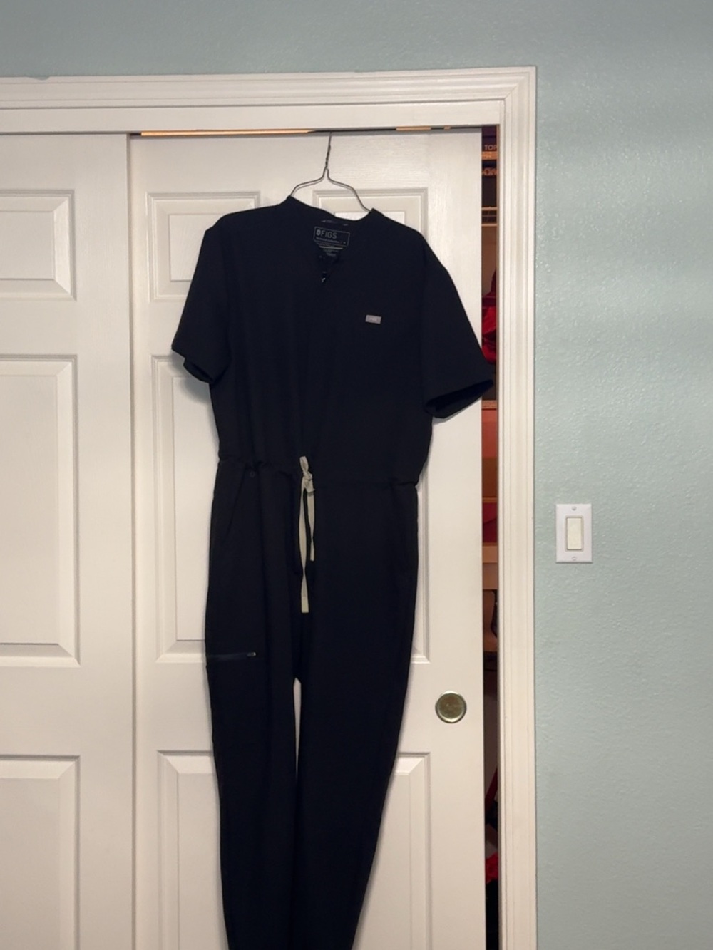 NWOT FIGS Navy Utility Scrub Jumpsuit Medium